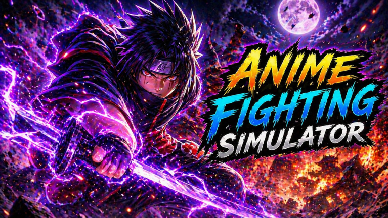 anime fighting simulator official Roblox cover art